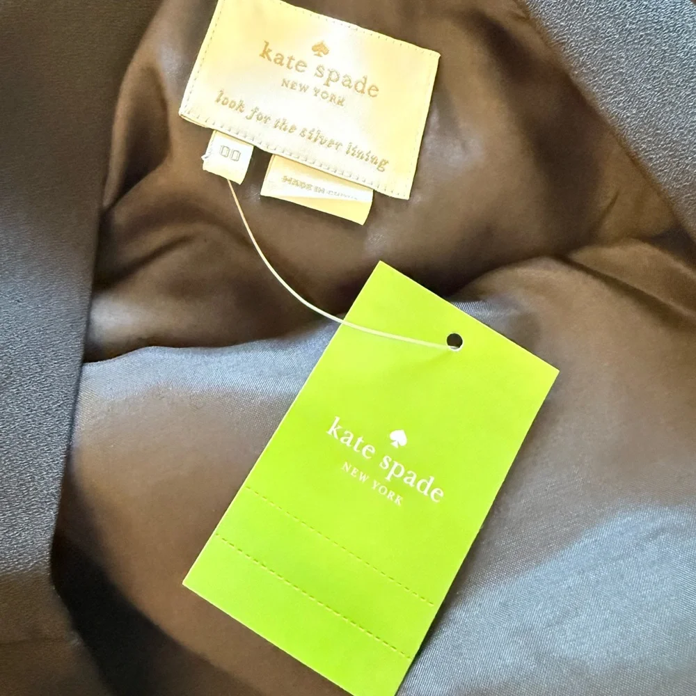 Kate Spade Black Crepe Bow Back Dress